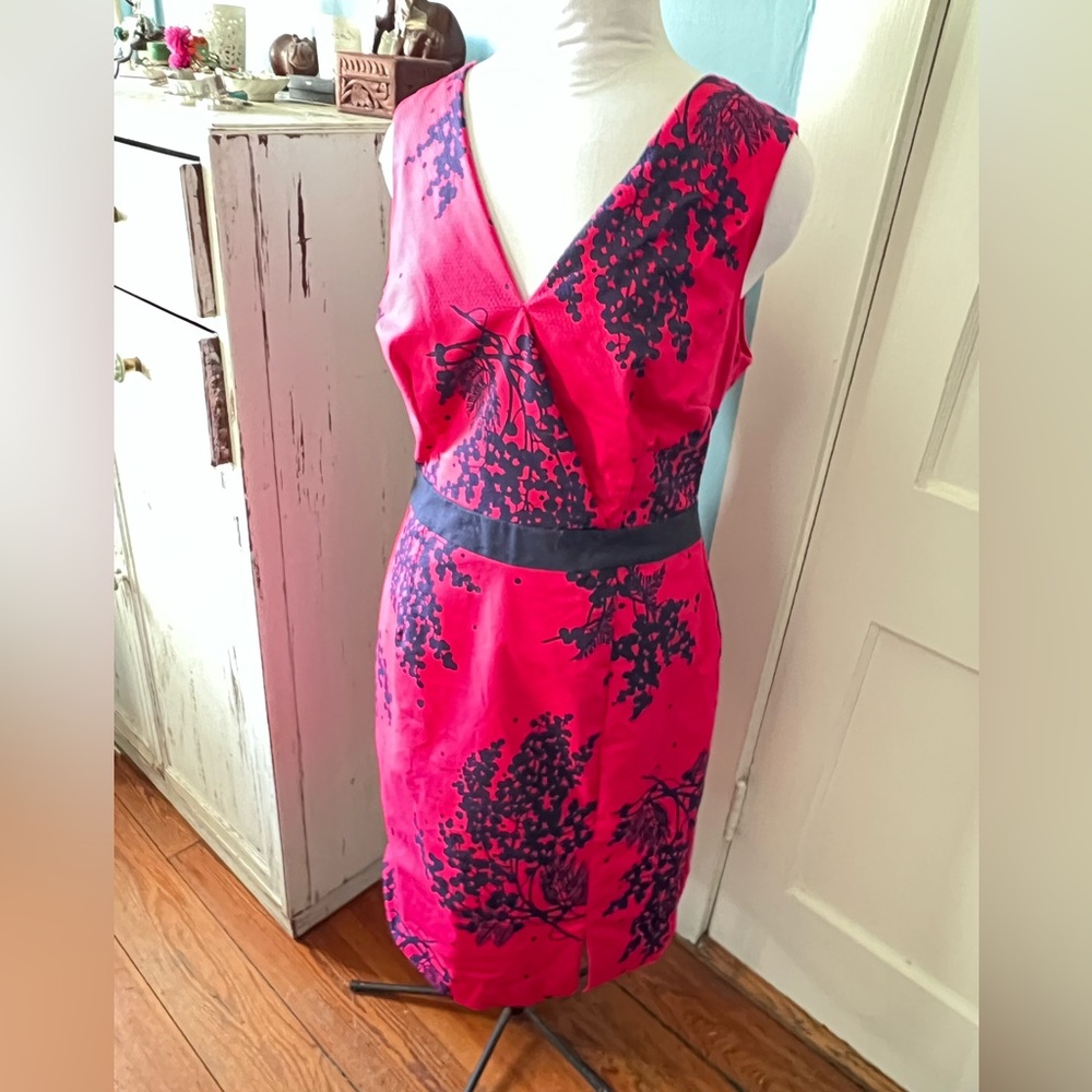 Boden red berry dress